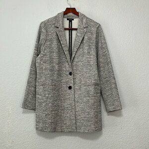 Torrid Textured Knit Boyfriend Trench Blazer